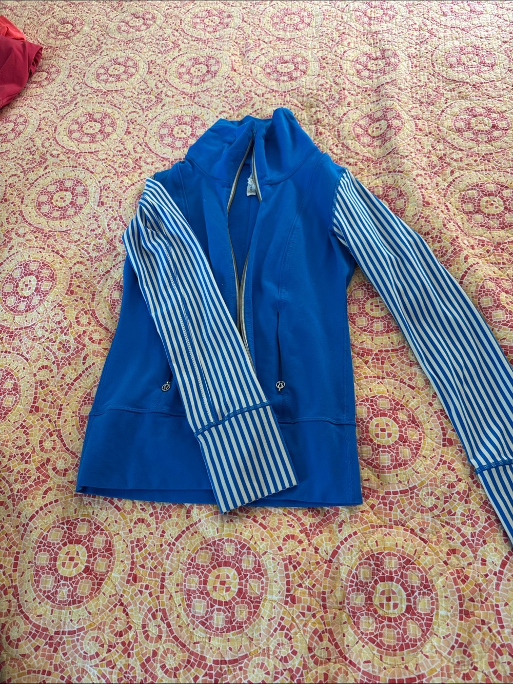 lululemon athletica Vibrant Blue Full-Zip Jacket
